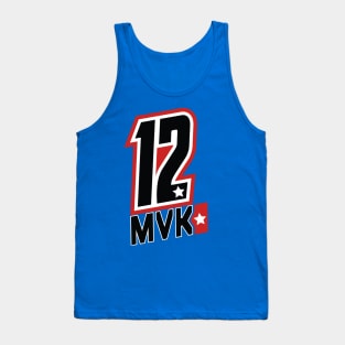 Maverick Viñales 12 Motorcycle Racer Tank Top